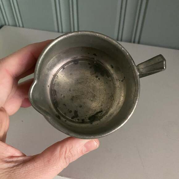Vintage Old Colonial Pewter Creamer - good antique condition - Picture 2 of 5
